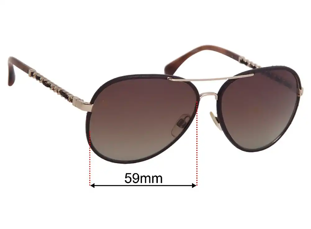 Chanel 4219-Q 59mm Replacement Lenses by Sunglass Fix™